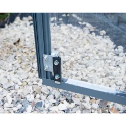 Palram 8ft Canopia Oasis Hexagonal Greenhouse - Grey -Westland Shop 12821843 7984895167843059