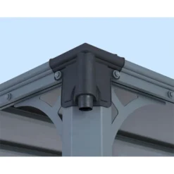 Palram - Canopia Milano 4300 Garden Gazebo Grey Bronze -Westland Shop 12821928 1724833173369571