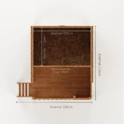 Mercia 8 X 7ft Honeysuckle Wooden Playhouse With Tower - Installation Included -Westland Shop 12822469 1864949332456128