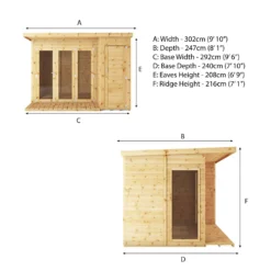 Mercia 10 X 8ft Garden Room With Side Shed - Incl. Installation 21 Mercia 10 X 8ft Garden Room With Side Shed - Incl. Installation -Westland Shop 12822471 1614983778355547