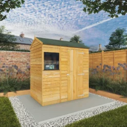 Mercia 6 X 4ft Overlap Reverse Apex Shed - Installation Included -Westland Shop 12822599 2074980391791141