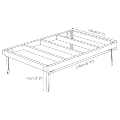 Mercia 7x5ft Pressure Treated Wooden Shed Base - Installation Included -Westland Shop 12822604 9104832960786634
