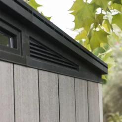 Keter Artisan 9 X 7ft Outdoor Garden Storage Pent Shed - Grey -Westland Shop 12823643 5715036177459739