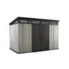 Keter Artisan 11 X 7ft Outdoor Plastic Garden Storage Pent Shed - Grey -Westland Shop 12823649 5415036177743335