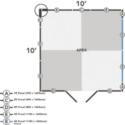 Forest 10 X 10ft Overlap Pressure Treated Double Door Apex Shed -Westland Shop 12823848 8744833219746010