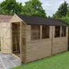 Forest 10 X 6ft Overlap Pressure Treated Double Door Apex Shed 1 Forest 10 X 6ft Overlap Pressure Treated Double Door Apex Shed -Westland Shop 12823857 1954831960461450