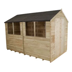 Forest 10 X 6ft Overlap Pressure Treated Double Door Apex Shed -Westland Shop 12823857 2084833221504745