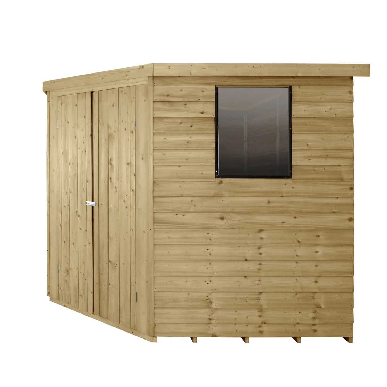 8x8ft Forest Overlap Pressure Treated Corner Shed -incl. Installation 4 8x8ft Forest Overlap Pressure Treated Corner Shed -incl. Installation - Image 2