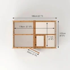 Mercia 4 X 6ft Traditional Greenhouse - Incl. Installation -Westland Shop 12825393 1165028840016122