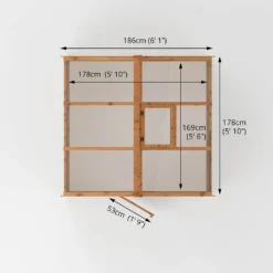 Mercia 6 X 6ft Traditional Greenhouse - Incl. Installation 21 Mercia 6 X 6ft Traditional Greenhouse - Incl. Installation -Westland Shop 12825394 1475028839988867