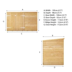 Mercia 6 X 3ft Overlap Pent Bike Shed - Incl. Installation 21 Mercia 6 X 3ft Overlap Pent Bike Shed - Incl. Installation -Westland Shop 12825544 1384989186558783
