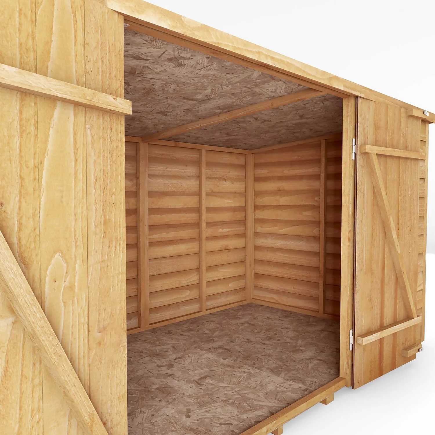 Mercia 6 X 4ft Overlap Pent Bike Shed - Incl. Installation 7 Mercia 6 X 4ft Overlap Pent Bike Shed - Incl. Installation - Image 5