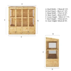 Mercia Tall Wall Greenhouse - Incl. Installation -Westland Shop 12825554 1114996230718173
