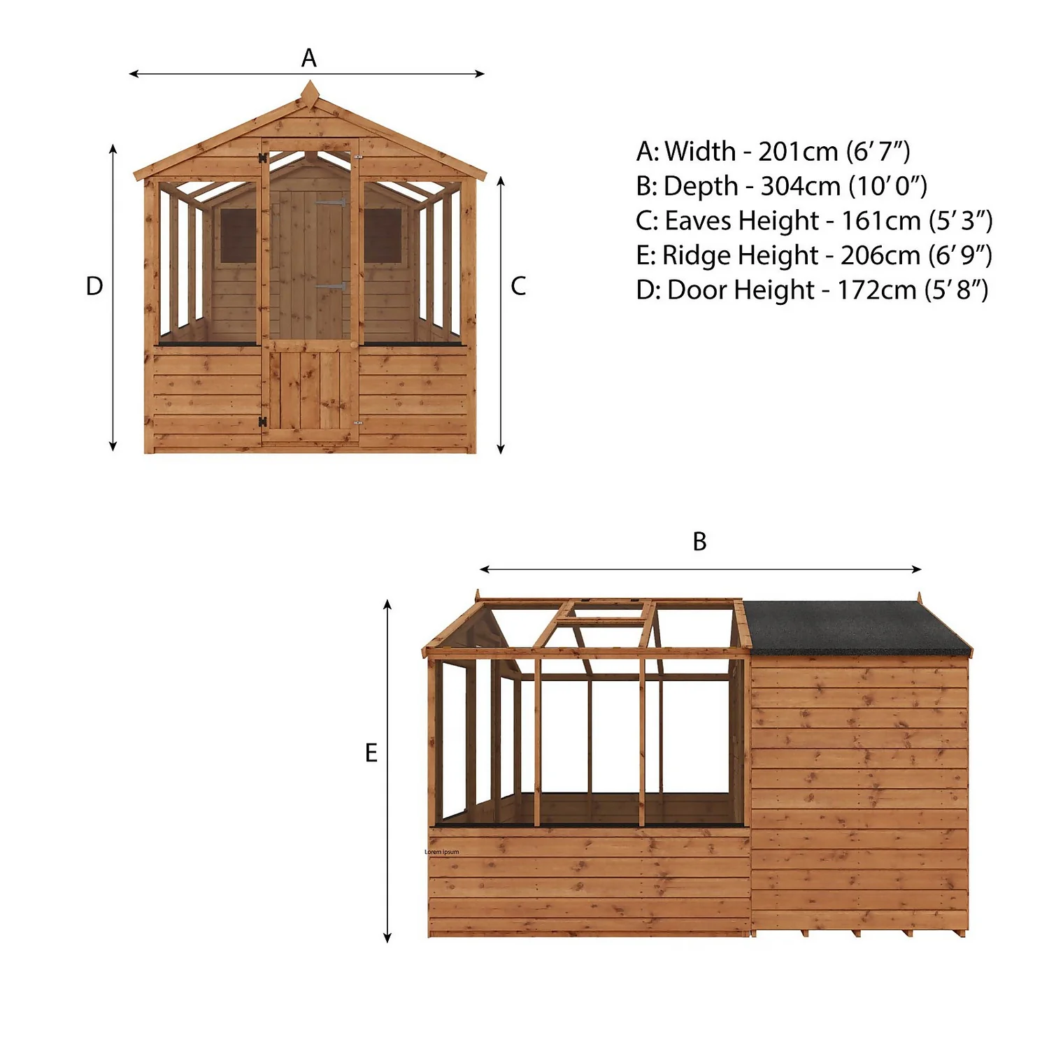 Mercia 10 X 6ft Traditional Apex Greenhouse Combi - Installation Included 12 Mercia 10 X 6ft Traditional Apex Greenhouse Combi - Installation Included - Image 10