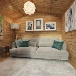 Mercia (Installation Included) 3x3.3m Sherwood 19mm Log Cabin -Westland Shop 12825713 1874833221868717