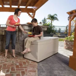 Lifetime Heavy-Duty Plastic Garden Storage Box 492 Litres 6 Lifetime Heavy-Duty Plastic Garden Storage Box 492 Litres -Westland Shop 12826331 1234833225774843