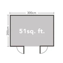 Harwood 3.0m X 2.0m Log Cabin 24kg Felt No Underlay -Westland Shop 12832751 4264833199990140