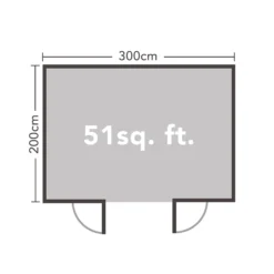 Harwood 3.0m X 2.0m Log Cabin 34kg Felt Plus Underlay -Westland Shop 12832755 2024833200632098