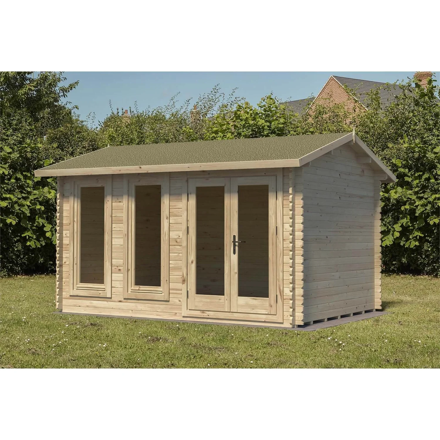 Chiltern 4.0m X 3.0m Log Cabin Double Glazed 34kg Felt, Plus Underlay 4 Chiltern 4.0m X 3.0m Log Cabin Double Glazed 34kg Felt, Plus Underlay - Image 2