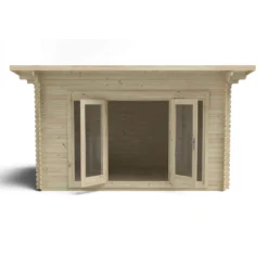Forest Melbury 4.0m X 3.0m Log Cabin Double Glazed 34kg Polyester Felt, Plus Underlay 11 Forest Melbury 4.0m X 3.0m Log Cabin Double Glazed 34kg Polyester Felt, Plus Underlay -Westland Shop 12832775 2034833197774403