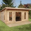 Forest Mendip 5.0m X 4.0m Log Cabin Double Glazed, 24kg Polyester Felt, No Underlay 1 Forest Mendip 5.0m X 4.0m Log Cabin Double Glazed, 24kg Polyester Felt, No Underlay -Westland Shop 12832782 2514831965217620