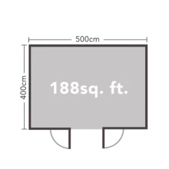 Forest Mendip 5.0m X 4.0m Log Cabin Double Glazed, 24kg Polyester Felt, Plus Underlay 21 Forest Mendip 5.0m X 4.0m Log Cabin Double Glazed, 24kg Polyester Felt, Plus Underlay -Westland Shop 12832783 1134833197493003