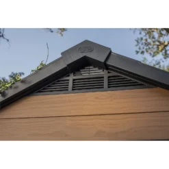 Keter Newton 7.5 X 9ft Outdoor Plastic Garden Storage Shed - Brown -Westland Shop 12833042 1124843484626290