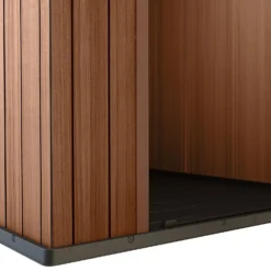 Keter Darwin 6 X 4ft Outdoor Garden Apex Storage Shed - Brown -Westland Shop 12833043 1075036177922045