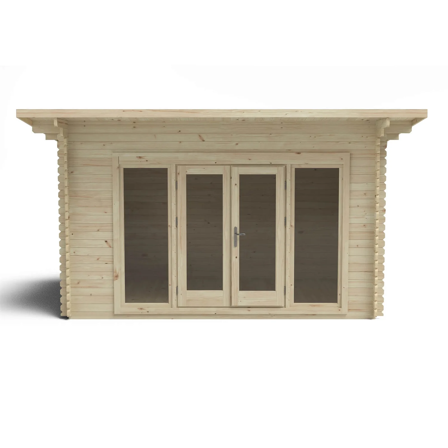 Forest Melbury 4.0m X 3.0m Log Cabin Double Glazed 34kg Polyester Felt, Plus Underlay - Installation Included 6 Forest Melbury 4.0m X 3.0m Log Cabin Double Glazed 34kg Polyester Felt, Plus Underlay - Installation Included - Image 4