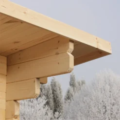 Forest Mendip 5.0m X 4.0m Log Cabin Double Glazed, 24kg Polyester Felt, No Underlay - Installation Included -Westland Shop 12833119 1014833198661299