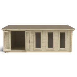 Blakedown 6m X 4m Log Cabin Double Glazed 24kg Polyester Felt, No Underlay - Installation Included -Westland Shop 12833144 6144833194899455