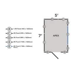 Forest 7 X 5ft Overlap Pressure Treated Apex Shed -Westland Shop 12833286 2004833201283176