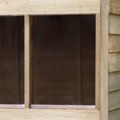 Forest 8 X 6ft Overlap Pressure Treated Apex Shed - Double Door 4 Windows -Westland Shop 12833293 1544833197831610