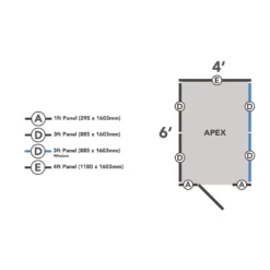 Forest 6 X 4ft Overlap Pressure Treated Apex Shed- 4 Window- Incl. Installation -Westland Shop 12833309 1094833204755409