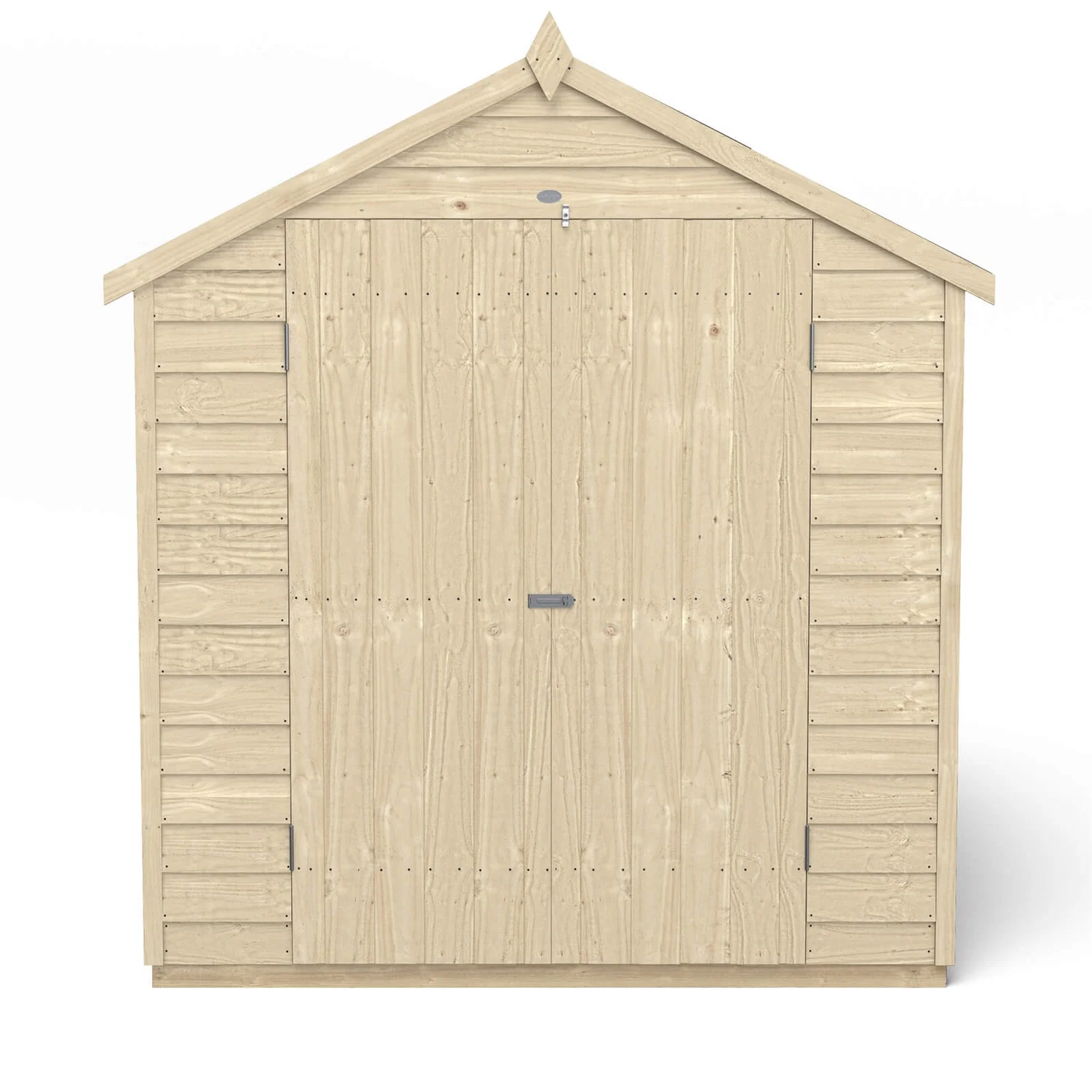Forest 6 X 4ft Overlap Pressure Treated Apex Shed - Double Door 4 Windows - Incl. Installation 4 Forest 6 X 4ft Overlap Pressure Treated Apex Shed - Double Door 4 Windows - Incl. Installation - Image 2