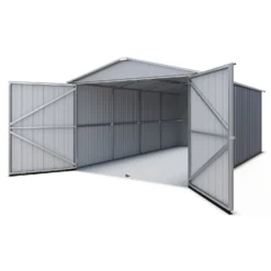 Yardmaster 10x17ft Metal Garage Workshop - Anthracite Grey -Westland Shop 12834234 9165040005738925