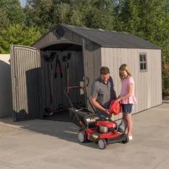Lifetime 8x12.5 Ft Rough Cut Outdoor Storage Shed 14 Lifetime 8x12.5 Ft Rough Cut Outdoor Storage Shed -Westland Shop 12836583 1254833208767663
