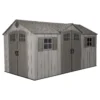 Lifetime 15x8 Ft Rough Cut Dual Entry Outdoor Storage Shed -Westland Shop 12836588 3645012583654798