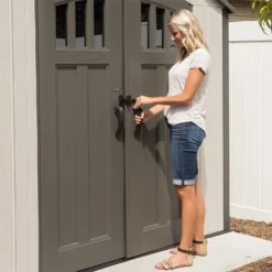 Lifetime 17.5 X 8 Ft Dual Entry Outdoor Storage Shed -Westland Shop 12836595 1175012583835617