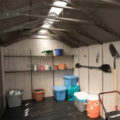 Lifetime 17.5 X 8 Ft Dual Entry Outdoor Storage Shed -Westland Shop 12836595 1795012583728589