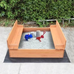 None Sand Pit With Seating And Cover -Westland Shop 12841983 9424833226090926