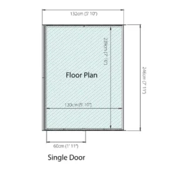 Country Living Southwell 8 X 4ft Premium Lean To Greenhouse Painted + Installation - Thorpe Towers -Westland Shop 12876015 1084843879552500