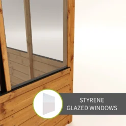 Country Living Southwell 8 X 4ft Premium Lean To Greenhouse Painted + Installation - Thorpe Towers -Westland Shop 12876015 9204843879498107