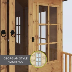 Country Living Tuxford 8 X 8ft Premium Traditional Summerhouse Painted + Installation - Thorpe Towers -Westland Shop 12876016 2075040028493130