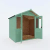 Country Living Flintham 7 X 5ft Traditional Summerhouse Painted + Installation - Aurora Green -Westland Shop 12876024 4915025526822497