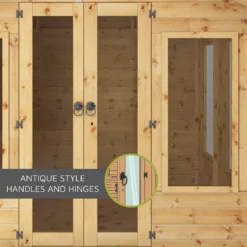 Country Living Tuxford 12 X 8ft Premium Traditional Summerhouse Painted + Installation - Thorpe Towers 14 Country Living Tuxford 12 X 8ft Premium Traditional Summerhouse Painted + Installation - Thorpe Towers -Westland Shop 12877400 3875040028446000