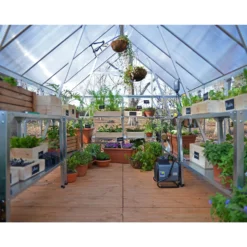 Palram Canopia Hybrid 6 X 6ft Silver Greenhouse -Westland Shop 12877510 9514853165976147