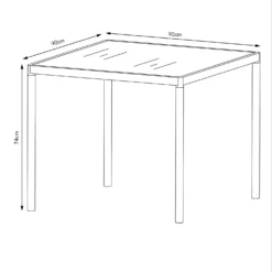 Bambrick 4 Seater Garden Dining Set -Westland Shop 12881495 3724948030783797