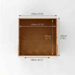 Country Living Hawksworth 8 X 8ft Summerhouse Painted + Installation - Thorpe Towers -Westland Shop 12881630 2035025527420583