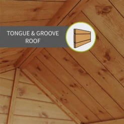 Country Living Overton 12 X 8ft Premium Garden Room Summerhouse With Side Shed Painted + Installation - Thorpe Towers -Westland Shop 12881651 1314843876824255